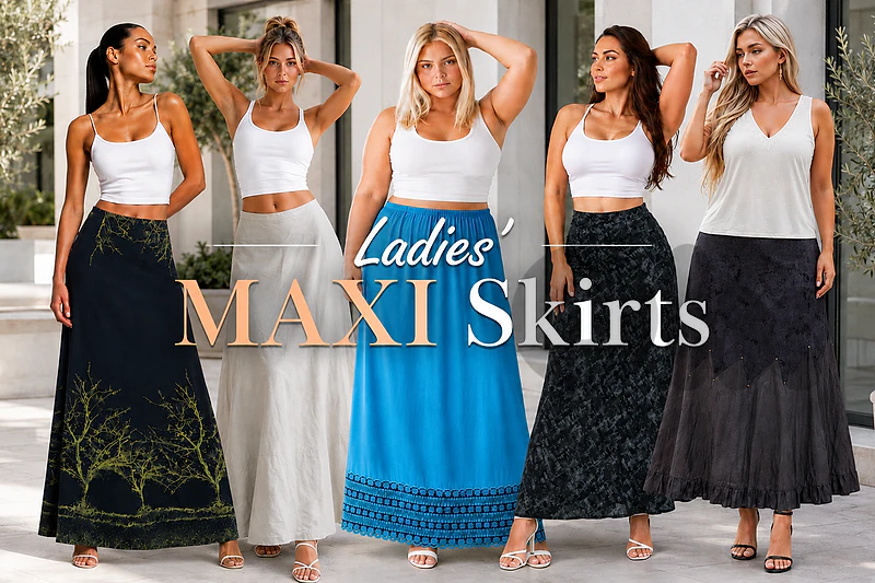 🌸 Ladies MAXI Skirts of European Brands