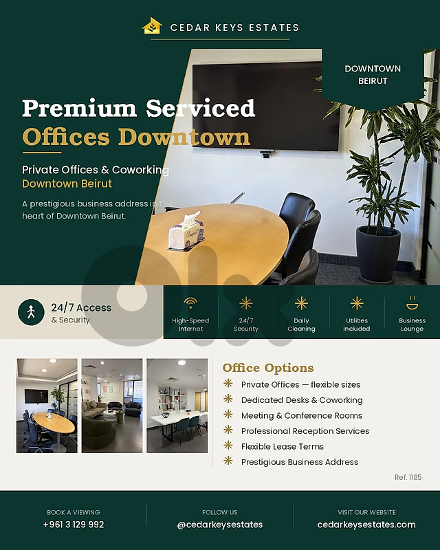 Serviced Offices For Rent Downtown Beirut مكاتب مخدومة للإيجار بيروت Serviced Offices For Rent Downtown Beirut مكاتب مخدومة للإيجار بيروت