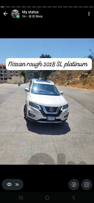 Nissan Rogue 2018 Sl platinum