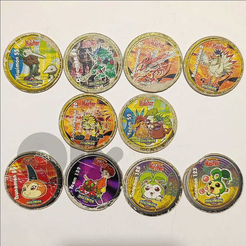 Digimon Master pogs