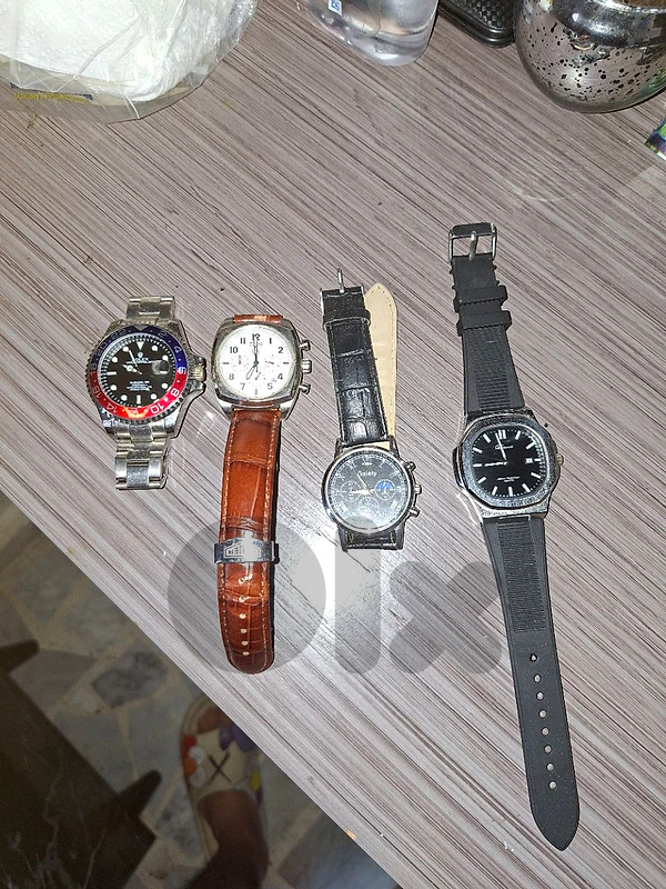 4 used watches