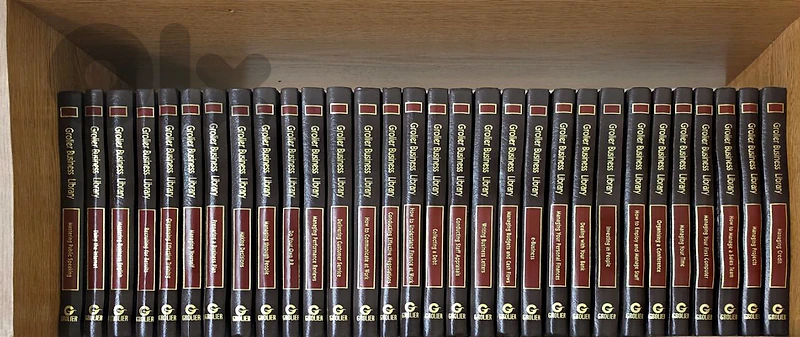 Grolier Business Library - Complete 30-Volume Deluxe Hardcover Set