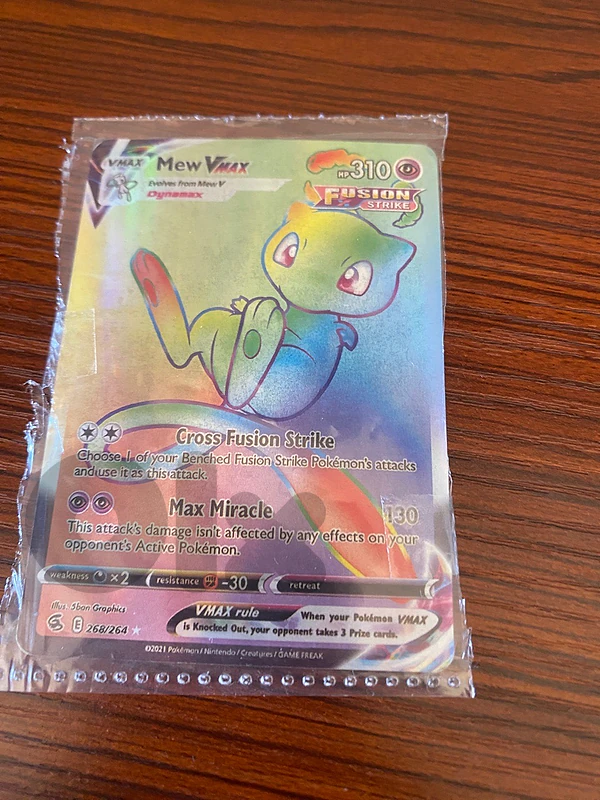 mew vmax rainbow