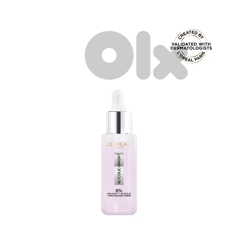 L’Oréal Paris, Glycolic Bright Face Serum, With 8% [Melasyl ™ + Glycolic Acid + Niacinamide], for Dark Spots and Brightening 30ml