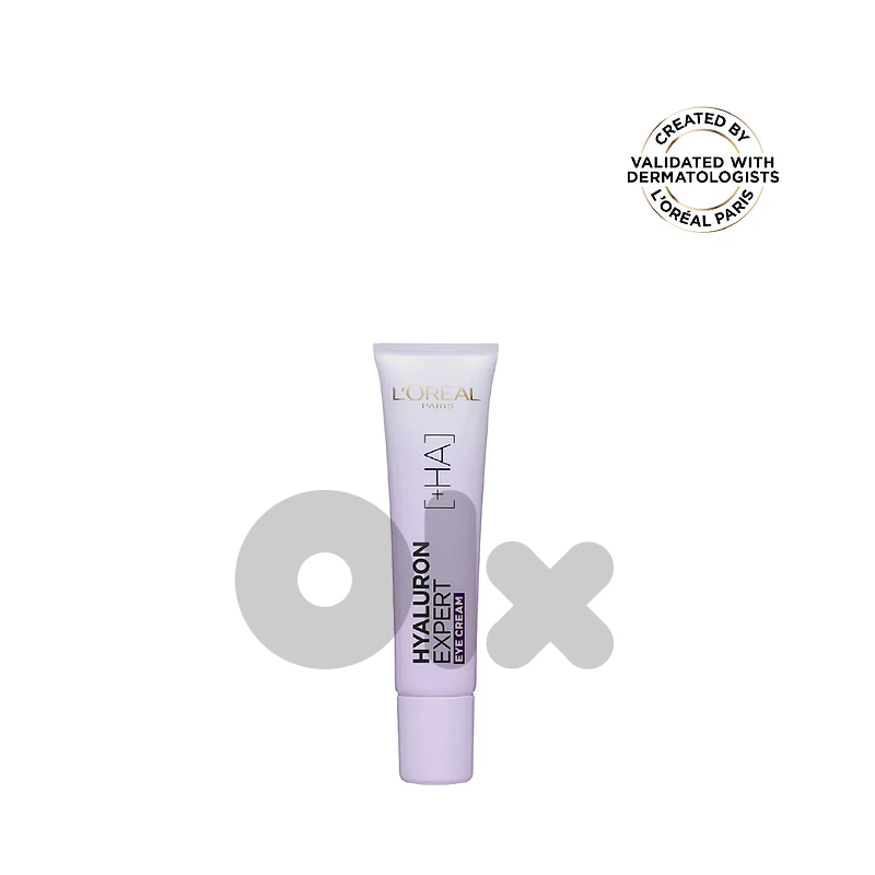 L’Oréal Paris, Hyaluron Expert, Replumping and Moisturizing Eye Cream, against Fine Lines, for Eye-Contour Replumping, with Hyaluronic Acid, 15ml