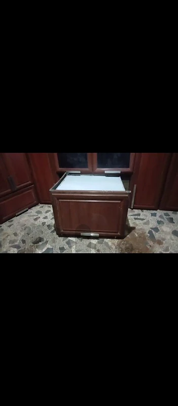 شد مطبخ زاوية على حيطين فوق وتحت حالة جيدة