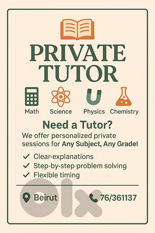 Private Tutor - Teacher - Agenda
