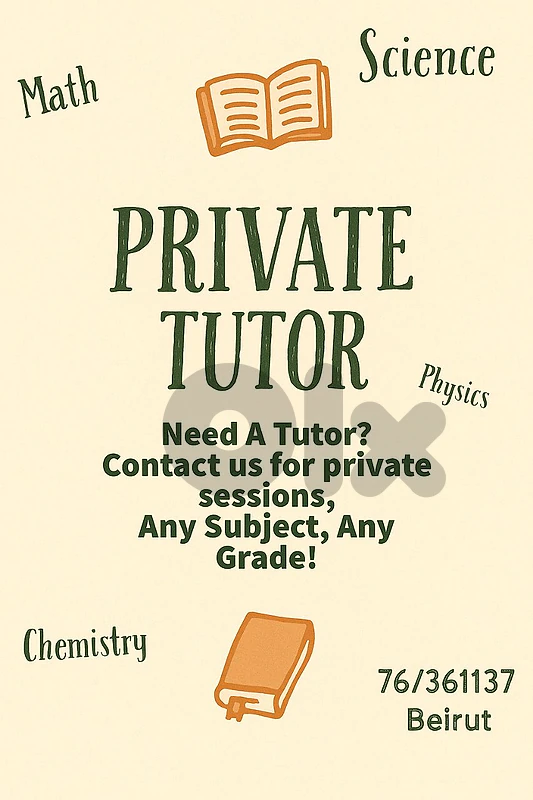 Private Teacher - Tutor - Private Lessons - Agenda