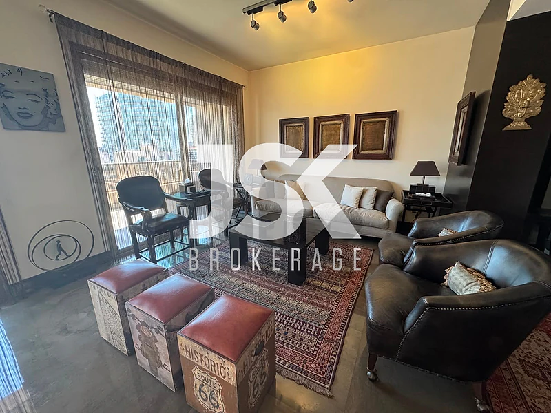 L22275  Rooftop High-End Apartment For Sale in Hamra, Ras Beirut