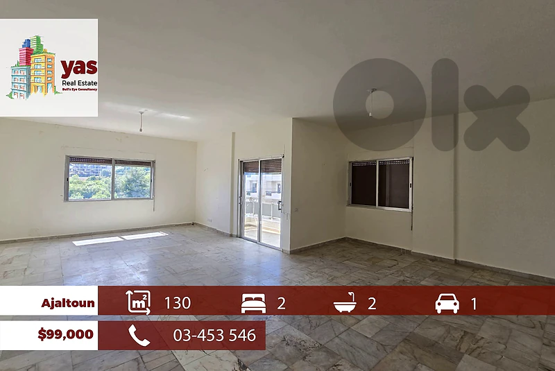 Ajaltoun 130m2 | Prime Location | Quiet Street | Standard | DA