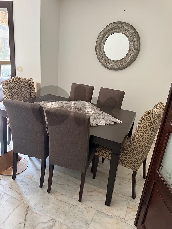 dining table and 6 chairs for sale
