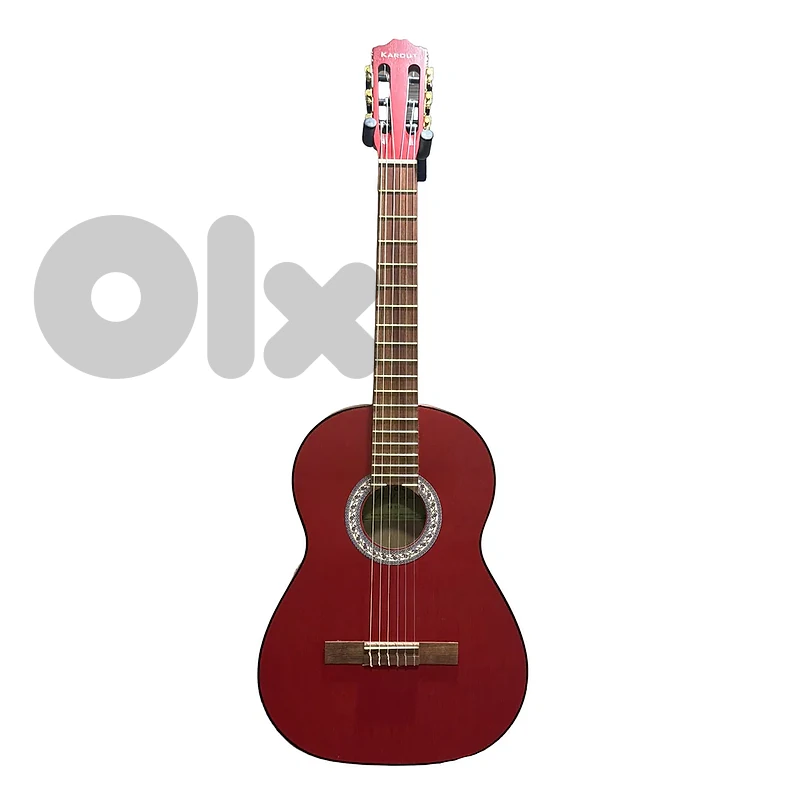 M10 Handmade Classical Guitar – Red Matte Finish