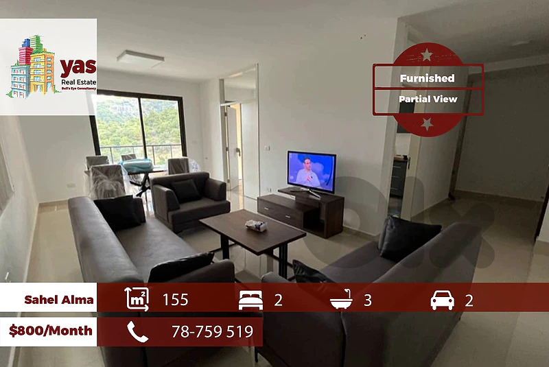 Sahel Alma 155m2 | Furnished | Rent | Calm Area | Catch | YV