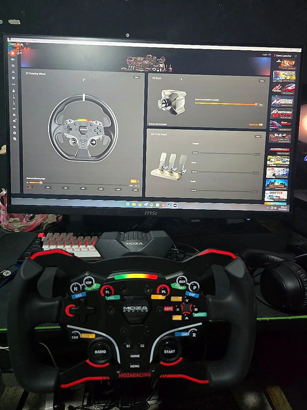 Moza R3 bundle for Pc with Formula ES wheel mod