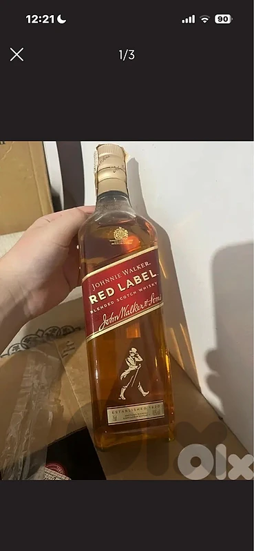 Red lable
