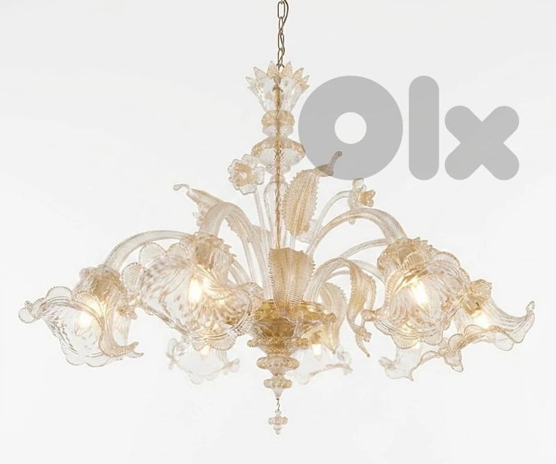 Murano glass chandelier