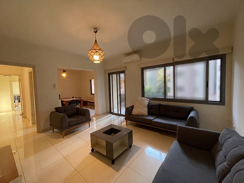 Semi-Furnished Apartment for Rent in Achrafiehشقة نصف مؤثثة للإيجار