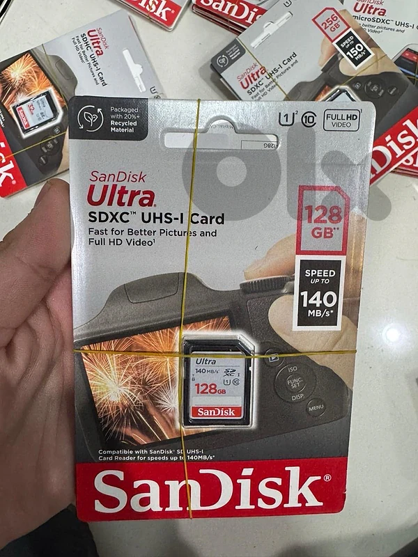 Sandisk ultra sdxc card 128gb up to 140mb/s