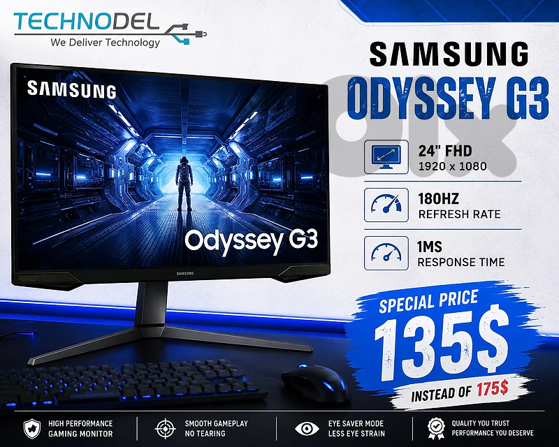 SAMSUNG ODYSSEY 180hz NEW Gaming Monitor