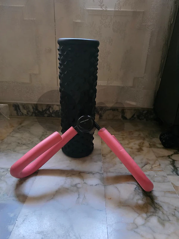 Fitness Set – DOMYOS Foam Roller & Thigh Exerciser – New
