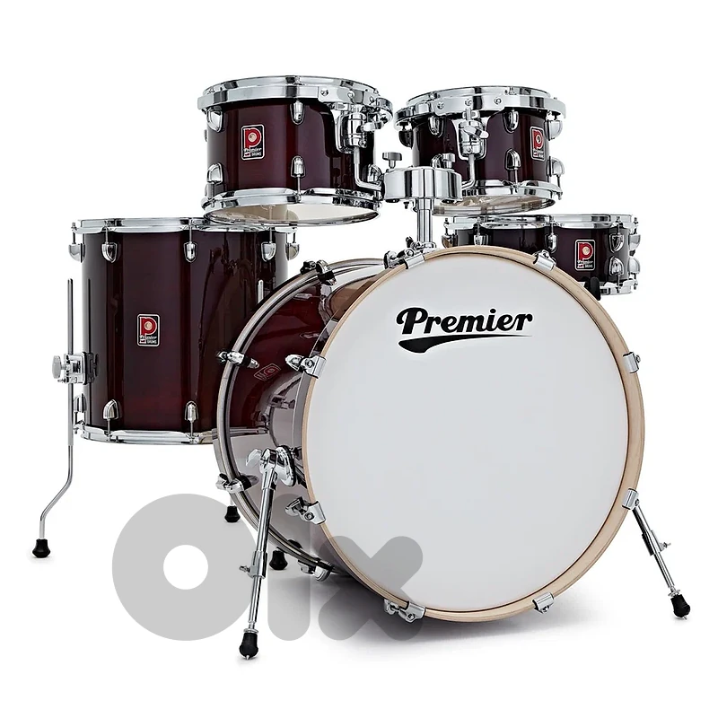 Premier Artist 22" 5pc Modern Rock Shell Pack, Cherry Red