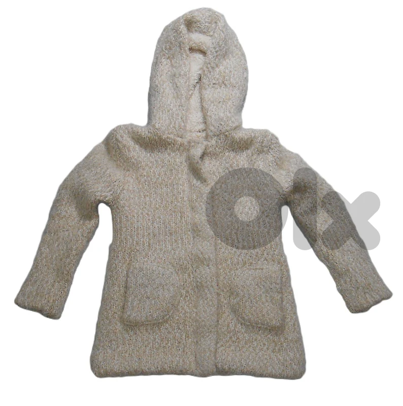 Cream Hooded Jacket