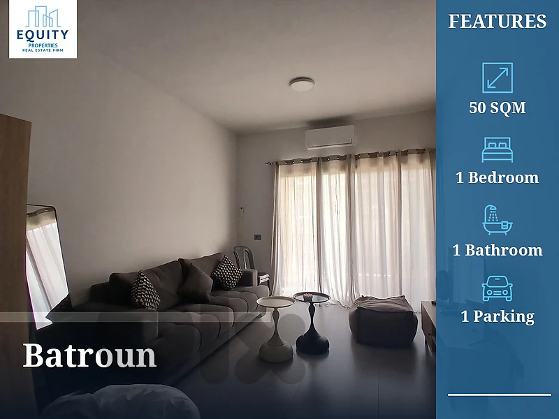 Furnished 50 SQM Studio For Rent In Batroun #KS14698