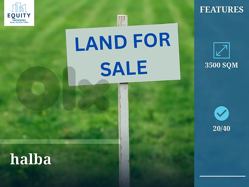 3500 SQM Land For Sale In Halba #KS137224