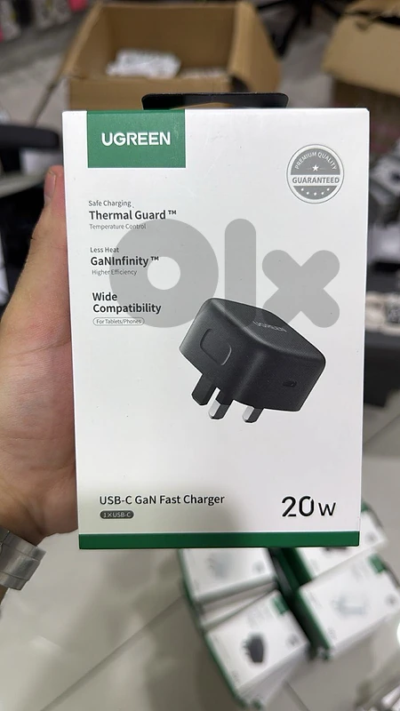 Ugreen 20w usb-c Gan fast charger 3pin black Cd137