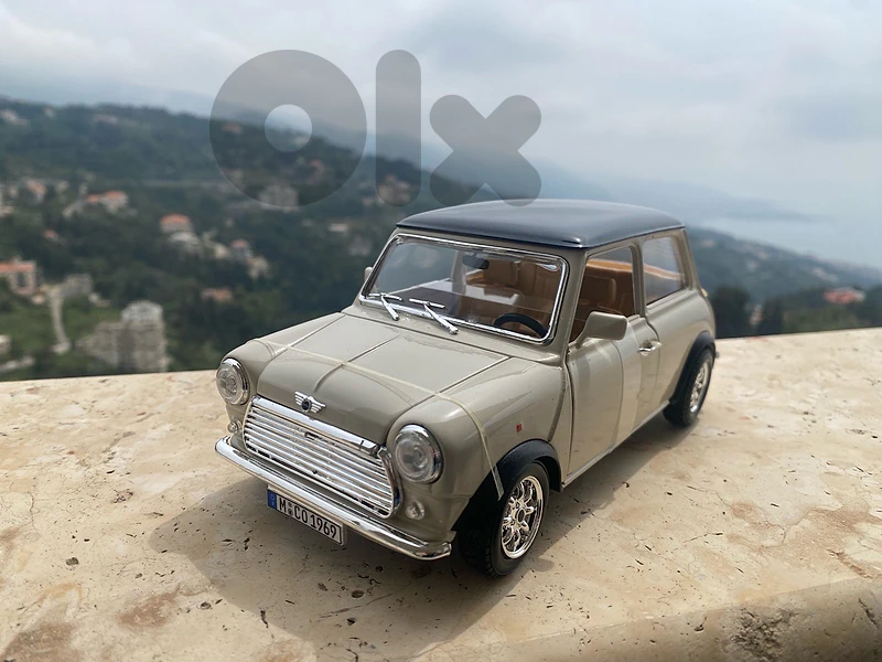 mini cooper diecast model car scale 1/18