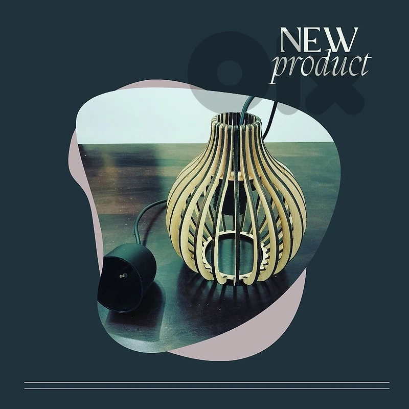 Wooden lamp