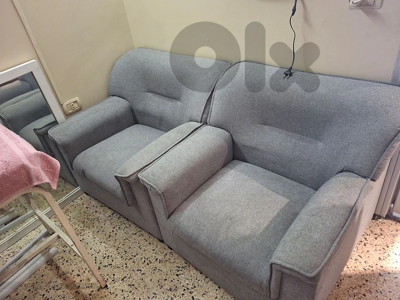 2 sofa blue gray