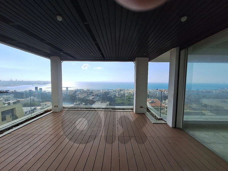 Huge Apartment with Panoramic Sea View in Prime Rabieh
