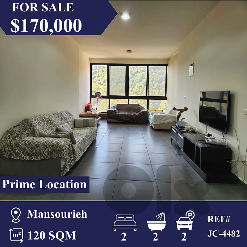 JC-4482 Furnished for Sale in Mansourieh شقة مفروشة للبيع في المنصورية