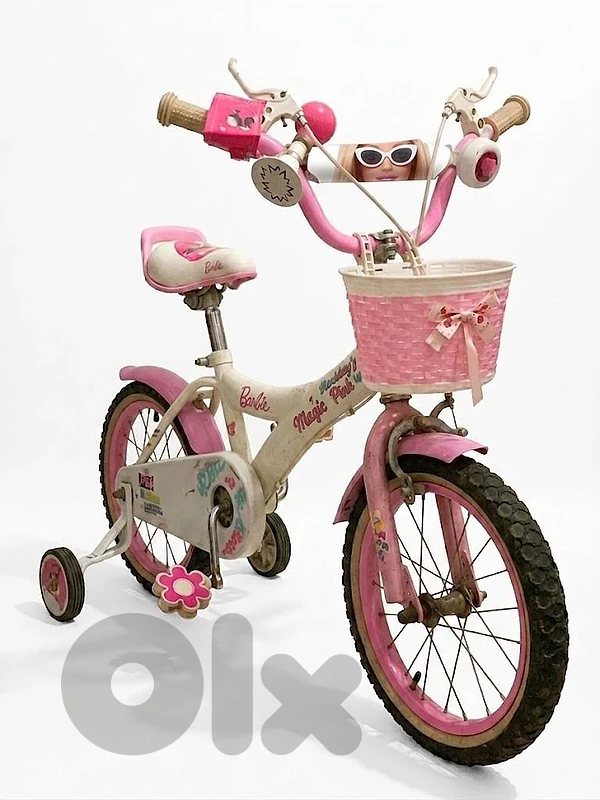 Dynacraft Barbie "Magic Pink" Girls' Training Bicycle