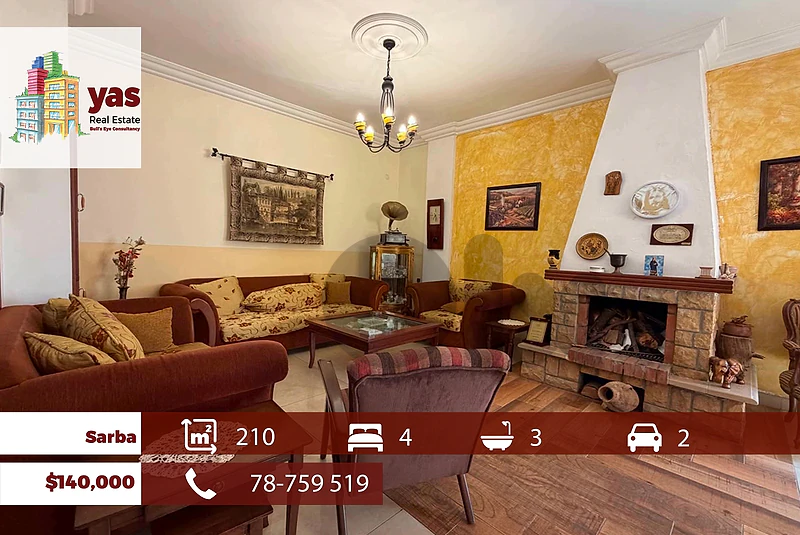 Sarba 210m2 | Well Maintained | Prime Location | Decorated | EH
