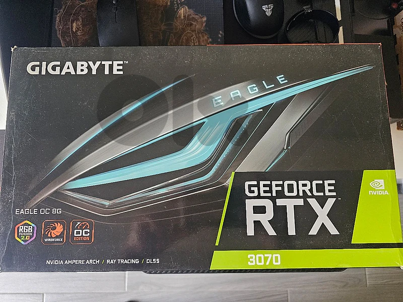 Nvidea RTX 3070 gigabyte eagle 3 fans