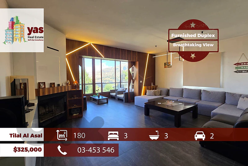 Tilal Al Asal 180m2 | Furnished Duplex | New Building | View | DA