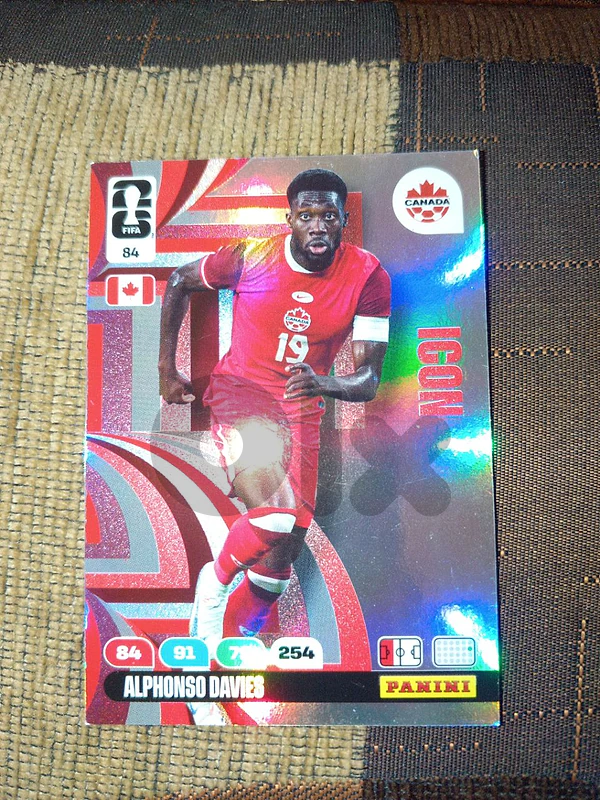 panini card world cup 2026 Alphonso davies