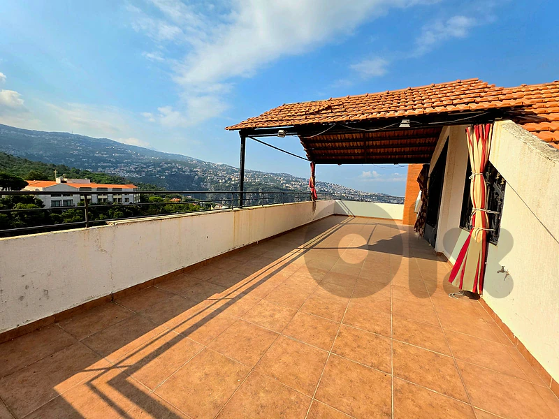 Duplex Apartment for sale in Jeita with Big Terrace and Open view