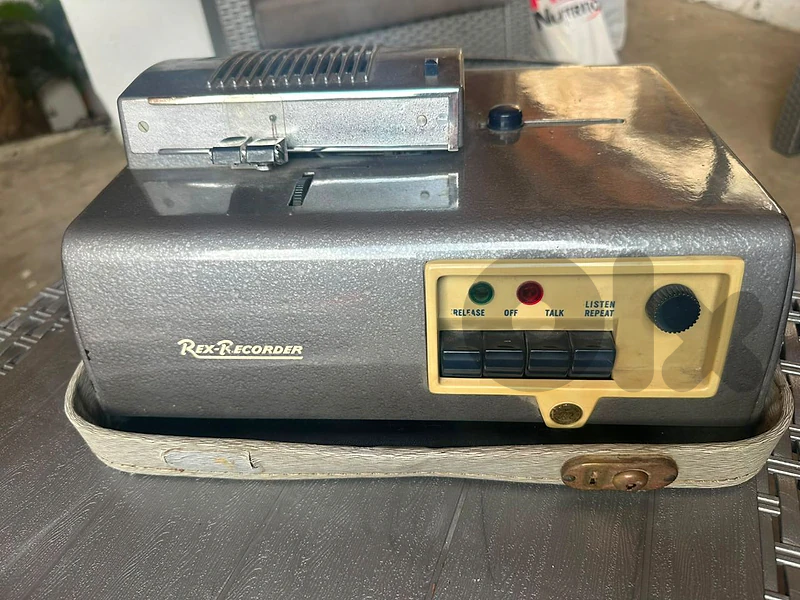 مسجل صوت أثري نادر Rex-Recorder Type TN 3 – صناعة دنماركي