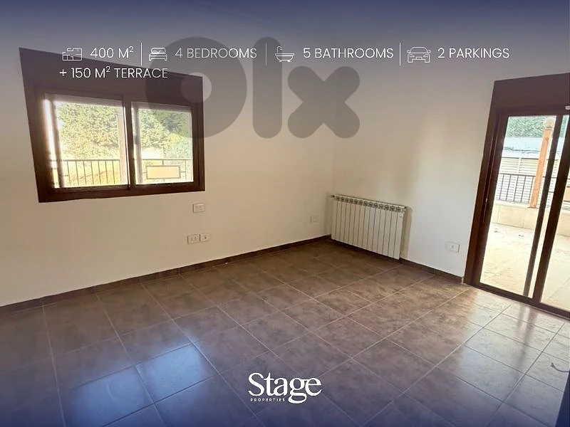 Luxurious 400 SQM Ground-Floor Apartment with 150 SQM Terrace | Biyada