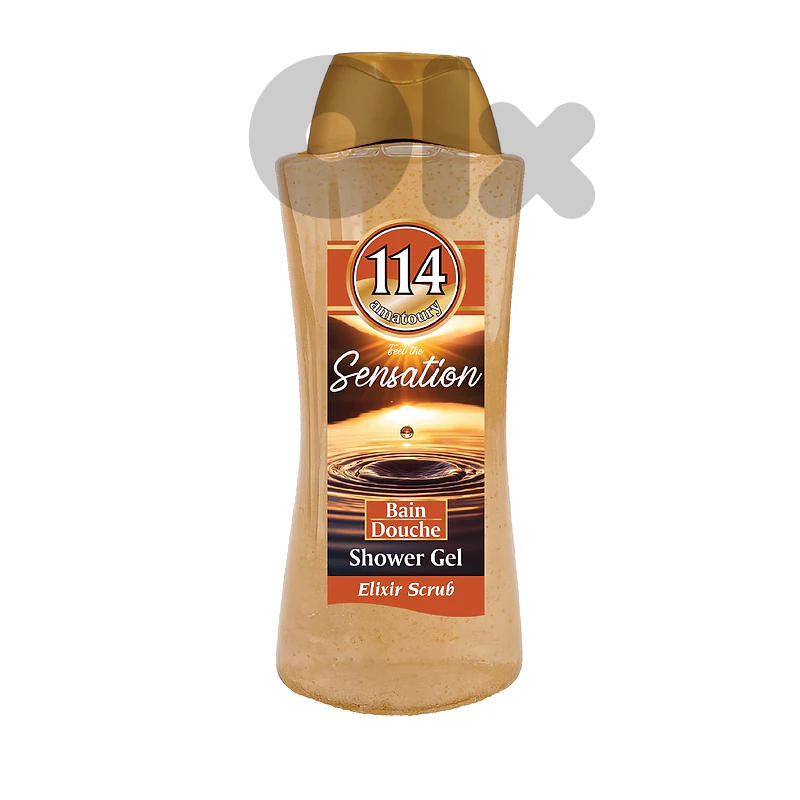 114 Amatoury Bain Douche Shower Gel Elixir Scrub 650 mL