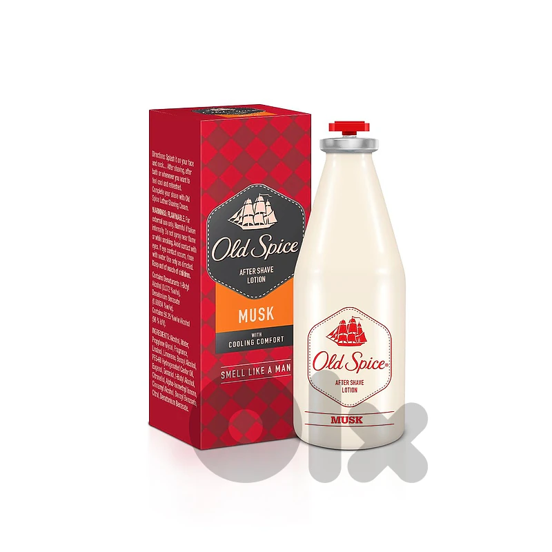 Old Spice After Shave Lotion Musk 100 mL – For Men