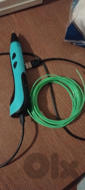 3D Printing Pen with USB Cable & Green PLA Filament - Used