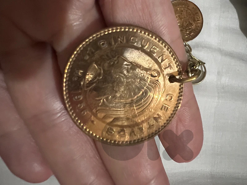 Vintage Mexican Coin Keychains 🇲🇽