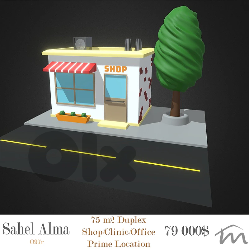 Sahel Alma | 75m² Duplex Shop - Clinic - Office | Prime Investment Sahel Alma | 75m² Duplex Shop - Clinic - Office | Prime Investment