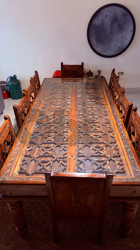 dining table with 8 chairs