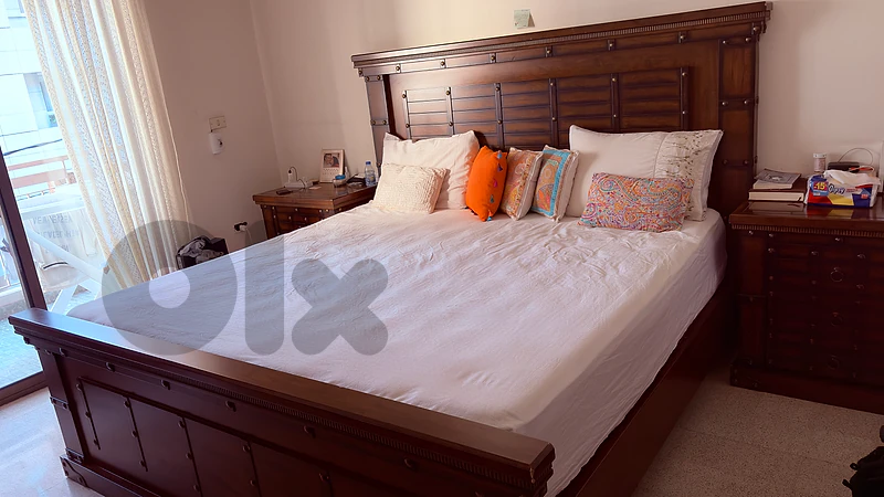 Full antique bedroom high end luxury wood.