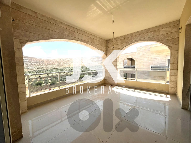 L22333 Brand New Apartment With A Nice View For Sale in Amioun, Koura